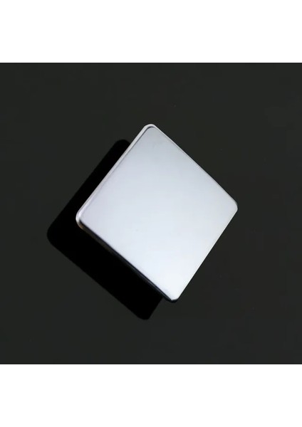 Tek Yüz 65X65MM Kırılmaz Paslanmaz Çelik Ultra Ince Katlanır Taşınabilir Ayna Makyaj Kişisel Kullanım Için Kırılmaz Kamp Aynası, Seyahat (Yurt Dışından)