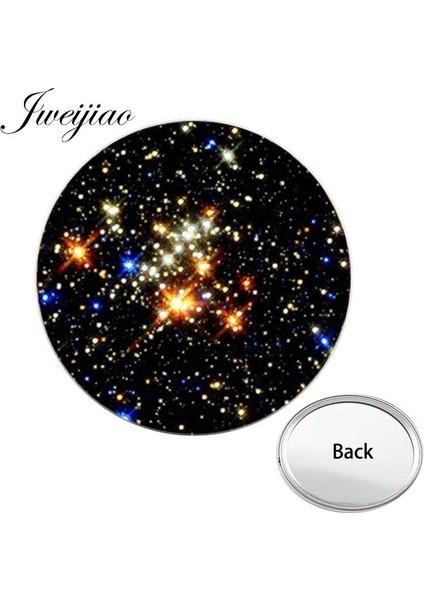 MO89 Youhaken Aşk Galaxy Sanat Fotoğraf Bir Tarafı Mini Cep Aynası Yıldız Stargazer Taşınabilir Makyaj Vanity El Seyahat Çanta Ayna (Yurt Dışından)