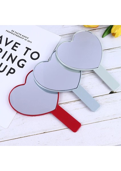 Pk El Makyaj Aynası Kalp Şeklinde Makyaj Makyaj Masası Aynası Spa Salonu Kompakt Aynalar Kadınlar Için Kozmetik Ayna (Yurt Dışından) fırsatları