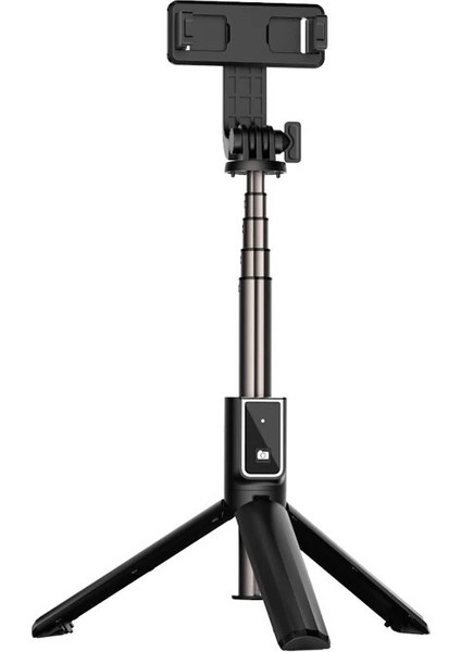P40L-BLACK Patentli Bluetooth Selfie Çubuğu Uzaktan Kumandalı Tripod Cep Telefonu Canlı Fotoğraf Standı Tripod Kamera Selfie Artefakt Sopa (Yurt Dışından) modelleri