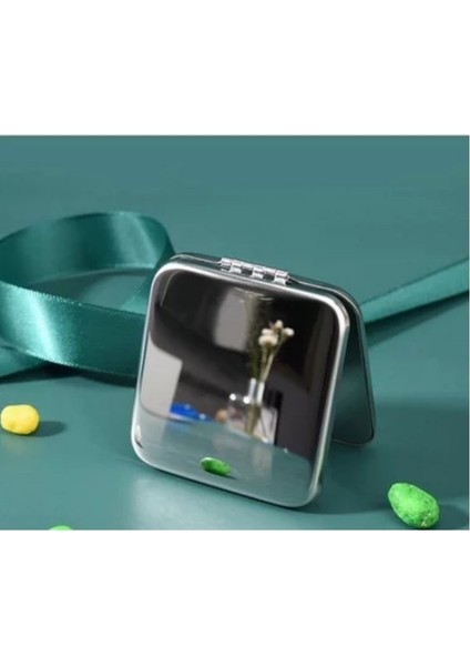 Tek Yüz 65X65MM Kırılmaz Paslanmaz Çelik Ultra Ince Katlanır Taşınabilir Ayna Makyaj Kişisel Kullanım Için Kırılmaz Kamp Aynası, Seyahat (Yurt Dışından) modelleri