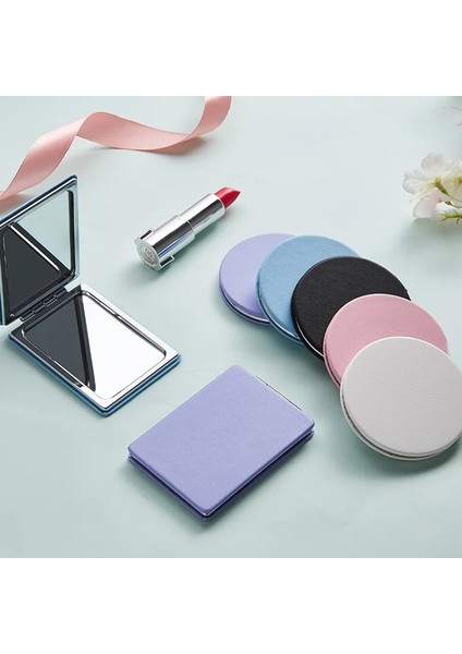 Mor 1 Adet Çift Taraflı Mini Makyaj Aynası Büyütün Katlanabilir Cep Küçük Makyaj Aynası Seyahat Güzellik Kozmetik Aracı Kız Kadınlar Için (Yurt Dışından) modelleri