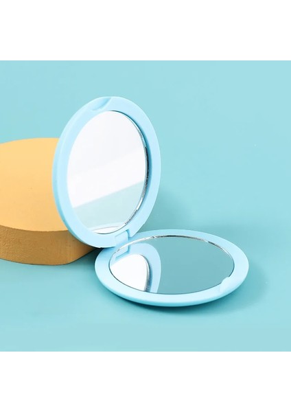 Beyaz Mini Yuvarlak Makyaj Aynası Taşınabilir Çift Taraflı Kozmetik Ayna Katlanır Cep Kompakt Ayna Seyahat Aksesuarları Makyaj Araçları (Yurt Dışından) indirimleri