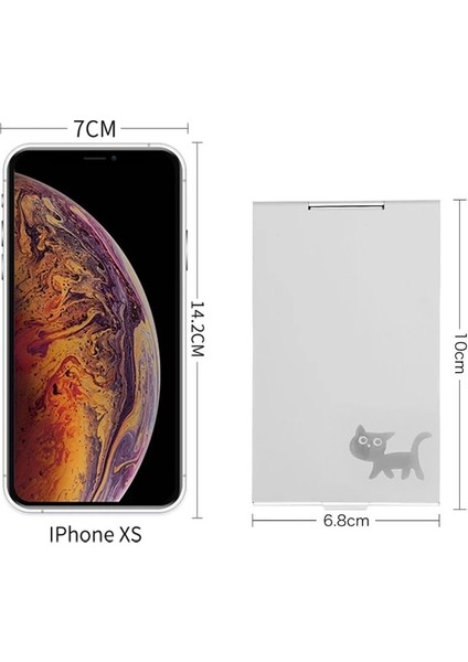10X6.8CM Kedi Yeni Stil Taşınabilir Katlanır Ayna, Ultra Ince Dayanıklı Makyaj Aynası, Seyahat Için Küçük Masa Aynası, Alüminyum Kabuk, 4 Boyut (Yurt Dışından) fiyatları