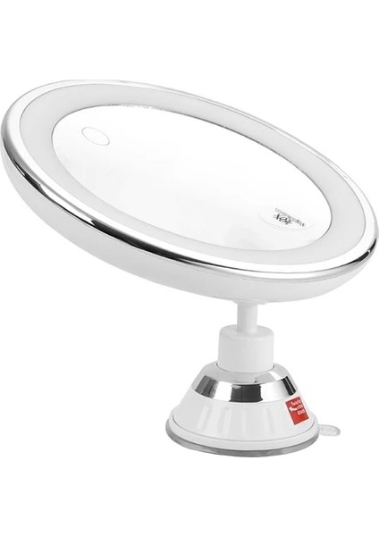 Wdl Touch 10X LED Makyaj Masası Aynası Işıkları ile 360 Derece Döndürme 10X Büyüteç Kadın Makyaj Araçları Yuvarlak Ayakta Masa Makyaj Aynaları (Yurt Dışından)