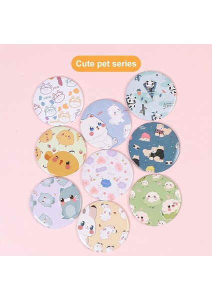 06 1 Adet Rastgele Karikatür Basit Makyaj Aynası Sevimli Cep Taşınabilir Seyahat Makyaj Küçük Yuvarlak Ayna Mini Makyaj Aynaları Kadınlar Için (Yurt Dışından) modelleri