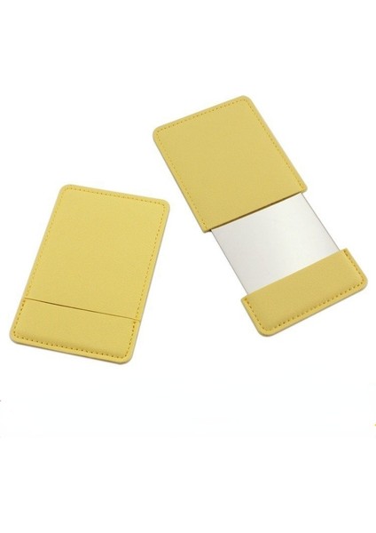 17 1 Adet Taşınabilir Kart Tarzı Mini Kırılmaz Cep Kozmetik Ayna Pu Deri Kılıf Paslanmaz Çelik Kırılmaz Makyaj Aynası (Yurt Dışından) modelleri