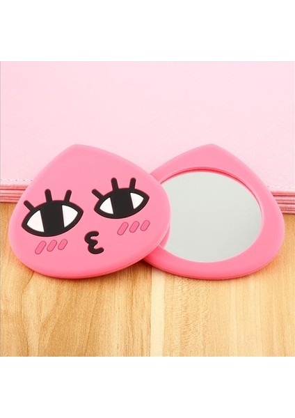 07 Jweıjıao Sevimli Karikatür Hayvan Silika Jel Ördek Panda Kurbağa Domuz Tavşan Kedi Ayı Aslan Bir Tarafı El Makyaj Seyahat Çanta Ayna (Yurt Dışından)