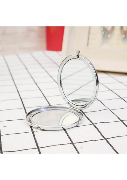 Bronz Taşınabilir Katlanır Ayna Mini Kompakt Paslanmaz Çelik Metal Makyaj Kozmetik Cep Aynası Makyaj Aynaları Güzellik Aksesuarları (Yurt Dışından) indirimleri