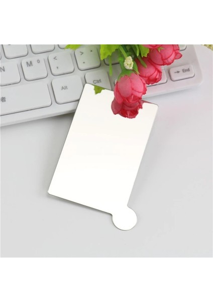 Siyah 1 Adet Paslanmaz Çelik Taşınabilir Seyahat Kırılmaz Kozmetik Ayna Makyaj Aynası Taşıma Kollu Doğum Günü Hediyesi Kırılmaz (Yurt Dışından) fırsatları