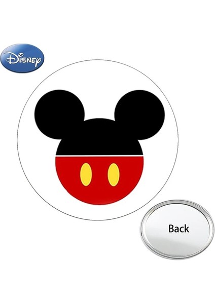 DSN89 Disney Aşk Mickey Mouse Tek Taraflı Düz Cep Aynası Minnie Mouse Kompakt Taşınabilir Makyaj Seyahat Çanta Aynalar DSN87 (Yurt Dışından)