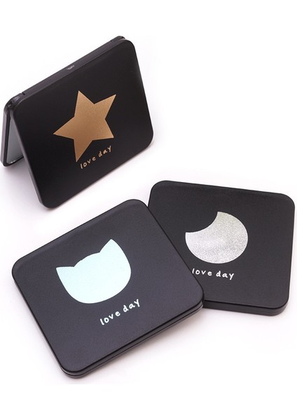 Ay Çift Taraflı Mini Katlanır Makyaj Aynası Taşınabilir 2 Yüzlü Kare Kozmetik Ayna Seyahat Için Kompakt Cepler Ayna Bayan Hediyeler (Yurt Dışından) fiyatları