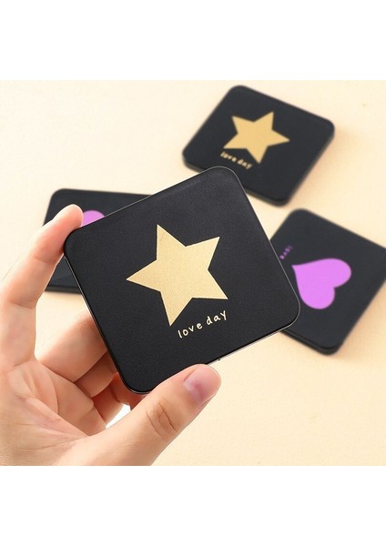 Ay Çift Taraflı Mini Katlanır Makyaj Aynası Taşınabilir 2 Yüzlü Kare Kozmetik Ayna Seyahat Için Kompakt Cepler Ayna Bayan Hediyeler (Yurt Dışından) modelleri