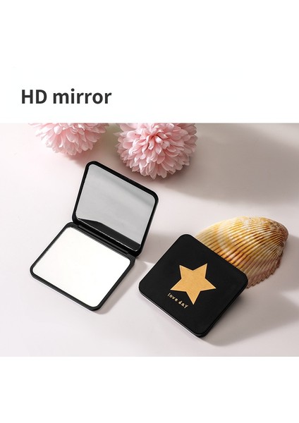Ay Çift Taraflı Mini Katlanır Makyaj Aynası Taşınabilir 2 Yüzlü Kare Kozmetik Ayna Seyahat Için Kompakt Cepler Ayna Bayan Hediyeler (Yurt Dışından) indirimleri