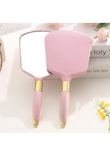 Pembe-Yuvarlak Kadın Vintage El Makyaj Aynası El Aynası Makyaj Masası Aynası Spa Salon Makyaj Masası Saplı Kozmetik Kompakt Ayna 30 # (Yurt Dışından) fiyatları