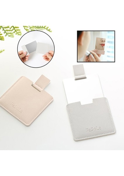 Grr Ultra-Ince Makyaj Aynası Makyaj Aynası Kozmetik 2 Renk Makyaj Cep Dikdörtgen Katlanabilir Kompakt Makyaj Katlanır Aynalar (Yurt Dışından) modelleri