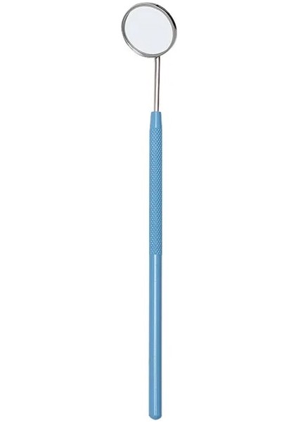 Mavi Paslanmaz Çelik 1 Adet Profesyonel Kirpik Uzatma Muayene Aynası Diş Temizleme Oral Kontrol Kaynağı Makyaj Aynası Güzellik Cilt Bakımı Aksesuarları (Yurt Dışından)