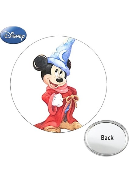 DSN87 Disney Aşk Mickey Mouse Tek Taraflı Düz Cep Aynası Minnie Mouse Kompakt Taşınabilir Makyaj Seyahat Çanta Aynalar DSN87 (Yurt Dışından)