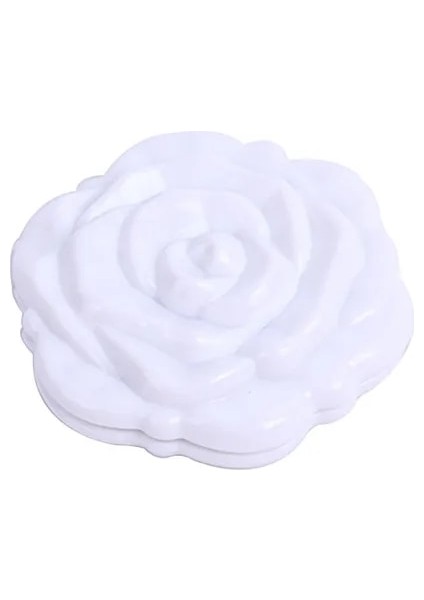 Beyaz Mini Ayna Retro Gül Çiçek Taşınabilir Küçük Cep Makyaj Aynası Çift Taraflı El Aynaları Kompakt Kozmetik Güzellik Aracı Tuvalet (Yurt Dışından) fiyatları