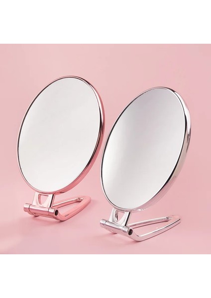 Yuvarlak Gül Altın 3x Büyüteç Makyaj Aynası Masaüstü Katlanır Kolu Kadın Vanity Yurdu Çift Taraflı Küçük Duvar Aynası Asılı Makyaj Aynası (Yurt Dışından) fiyatları