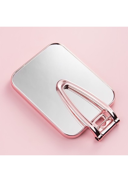 Yuvarlak Gül Altın 3x Büyüteç Makyaj Aynası Masaüstü Katlanır Kolu Kadın Vanity Yurdu Çift Taraflı Küçük Duvar Aynası Asılı Makyaj Aynası (Yurt Dışından) modelleri