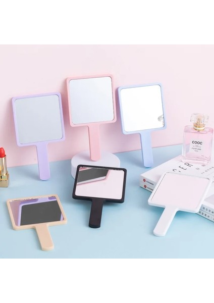 Açık Sarı El Kompakt Ayna Dıy Sevimli Kare Cep Makyaj Aynaları Taşınabilir Salon Kozmetik Kompakt El Aynası Estetik Pinkycolor (Yurt Dışından) modelleri
