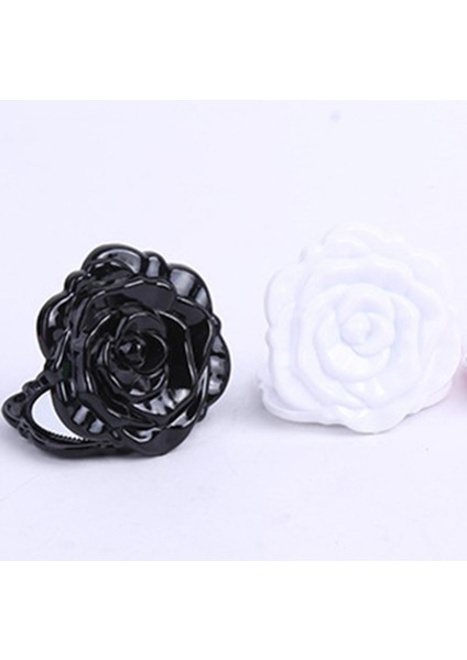 Siyah Yuvarlak Ayna Makyaj Aracı Taşınabilir Seyahat Stereo Çift Taraflı Gül Cep Güzellik Makyaj Aracı (Yurt Dışından) modelleri