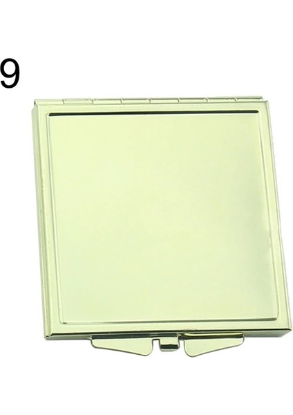 9 Mini Kare Makyaj Aynası Taşınabilir El Aynası Çift Taraflı Makyaj Makyaj Masası Aynası Katlanabilir Kompakt Ayna Cep Kozmetik Ayna (Yurt Dışından)
