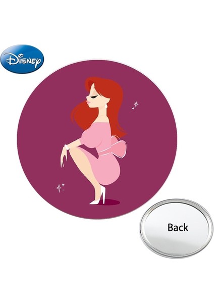 FQY449 Disney Prenses Aurora Güzel Desen Oyunu Sağlık Makyaj Güzel Kızlar Için El Aynaları Noel Hediyesi FQY425 (Yurt Dışından)