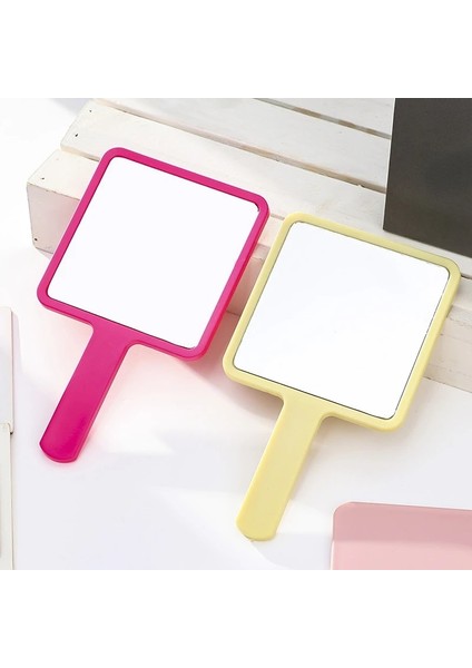 Mavi 9CMX16CM Kare El Makyaj Aynası Kare Makyaj Makyaj Masası Aynası Hd Güzellik Salonu Kolu Ayna Kadın Makyaj Aynaları Güzel (Yurt Dışından) modelleri