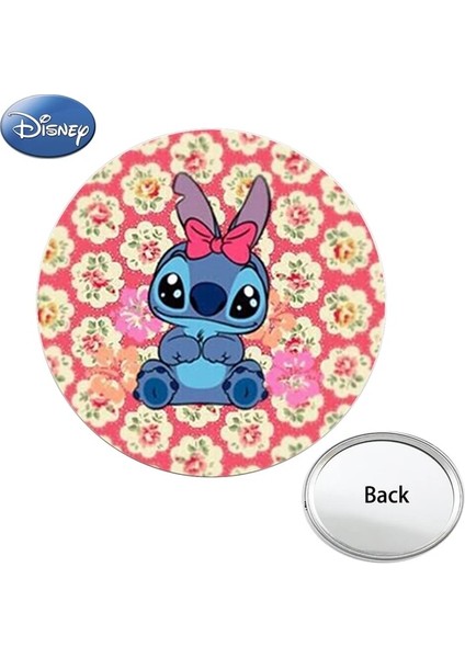 DSN359 Disney Kawaii Bebek Lilo ve Stitch Tek Taraflı Fotoğraf Mini Cep Aynası Kompakt Taşınabilir Makyaj Seyahat Çanta Aynalar Çocuklar Için (Yurt Dışından)