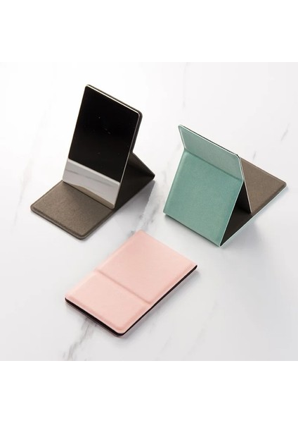 20 Taşınabilir Katlanır Paslanmaz Çelik Makyaj Aynası Masaüstü Pu Küçük Ayna Makyaj Güzellik Araçları Seyahat Çanta Aynalar (Yurt Dışından) fiyatları