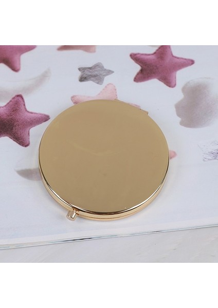 Gd 1 Pc Taşınabilir Katlanır Ayna Kompakt Paslanmaz Çelik Metal Makyaj Kozmetik Cep Aynası Güzellik Aksesuarları (Yurt Dışından)