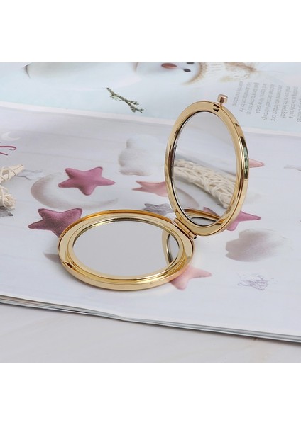 Gd 1 Pc Taşınabilir Katlanır Ayna Kompakt Paslanmaz Çelik Metal Makyaj Kozmetik Cep Aynası Güzellik Aksesuarları (Yurt Dışından) indirimleri