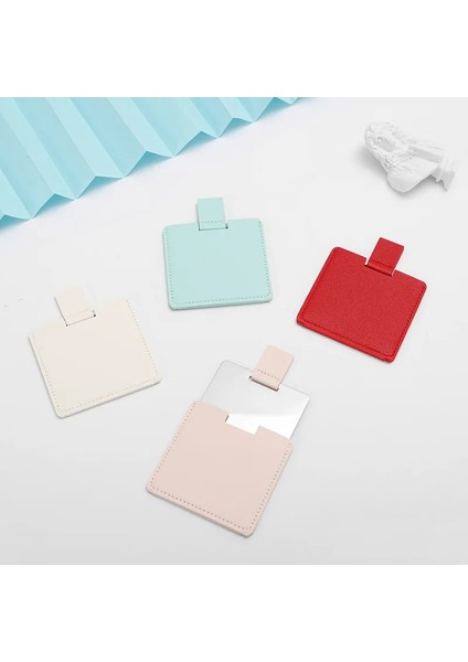 Mavi 1 Adet Ultra-Ince Makyaj Aynası Makyaj Masası Aynası Kozmetik 7 Renk Makyaj Cep Dikdörtgen Katlanabilir Kompakt Makyaj Katlanır Aynalar (Yurt Dışından) modelleri