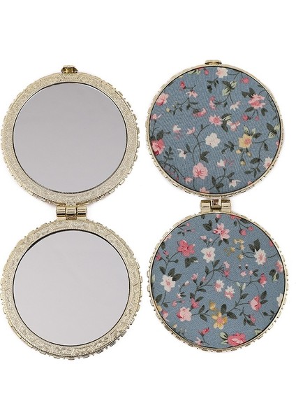 Kalp-Rastgele 1 Adet Mini Makyaj Kompakt Cep Çiçek Ayna Taşınabilir Iki Taraflı Katlanır Makyaj Aynası Kadın Vintage Kozmetik Aynalar Hediye Için (Yurt Dışından) fırsatları