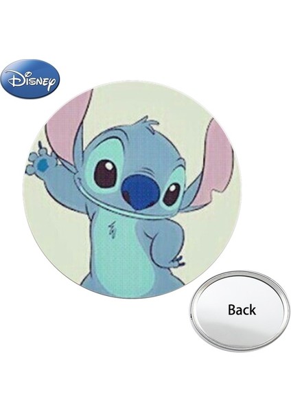 DSN386 Disney Lilo ve Stitch Aynalar Yuvarlak Tek Taraflı Fotoğraf Mini Kompakt Taşınabilir Okul Makyaj Çantasında Cep Aynaları (Yurt Dışından) fiyatları