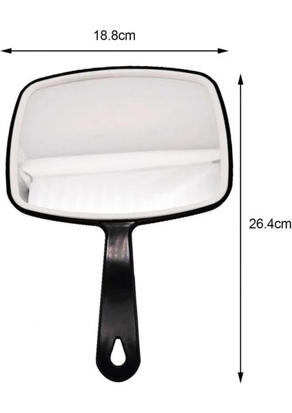 Kırmızı Ayna El Taşınabilir Mükemmel Pvc Kuaförlük Buğu Önleyici Tek Taraflı Vanity (Yurt Dışından) fırsatları