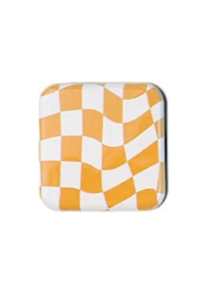 05 Ekose Dama Tahtası Cep Kozmetik Ayna Iki Taraflı Katlanır Kare Makyaj Aynası Taşınabilir Ayna Yaratıcı Telefon Tutucu (Yurt Dışından) fiyatları