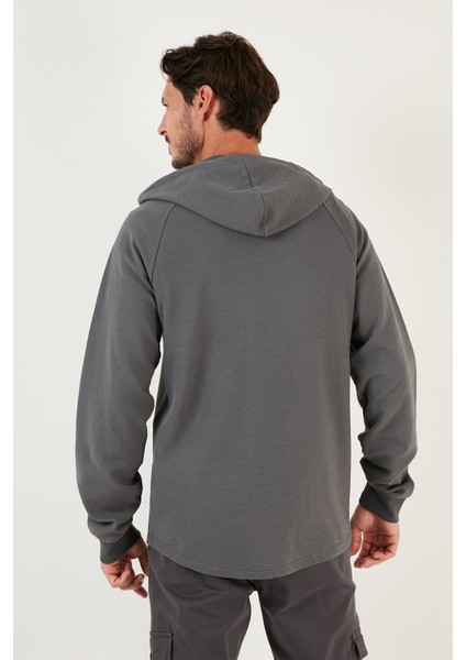 Pamuklu Kapüşonlu Relaxed Fit Gömlek Erkek Gömlek 5905468 indirimleri