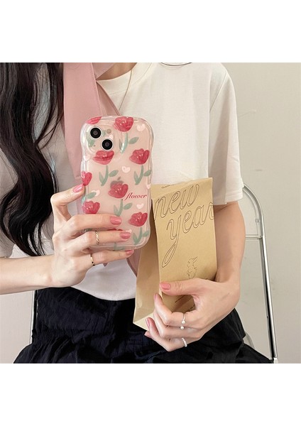 iPhone 15 Pro Için Çiçek Desenli Apple Telefon Kılıfı (Yurt Dışından) modelleri