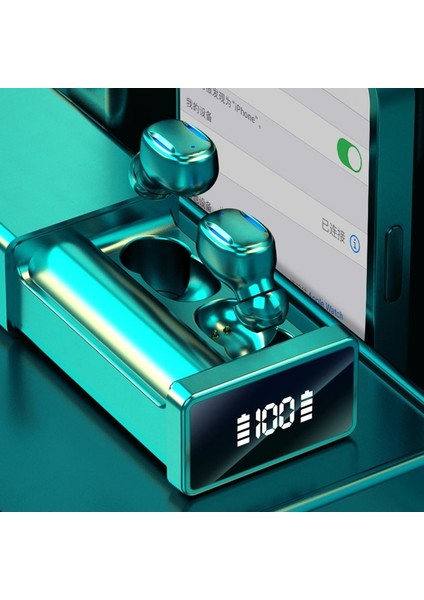 A22 Bluetooth Kulaklık Kablosuz Kulaklık Tws Dokunmatik Kontrol Su Geçirmez Spor 18D Hifi Kulaklık Müzik Kablosuz Kulaklıklar (Yurt Dışından)