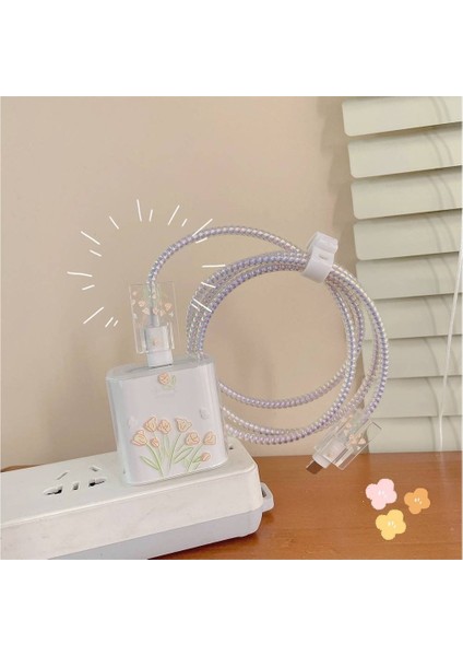 Iphone Veri Kablosu Koruyucu Kılıf Iphone Hızlı Şarj 20W Şarj Cihazı Koruyucu Kılıf (Yurt Dışından)