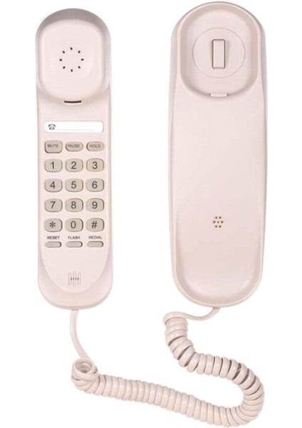 Duvar Montajı Masaüstü Kablolu Sabit Telefon Kablolu Telefon Telefonu Yeni Bej (Yurt Dışından) fiyatları