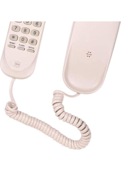 Duvar Montajı Masaüstü Kablolu Sabit Telefon Kablolu Telefon Telefonu Yeni Bej (Yurt Dışından) fırsatları