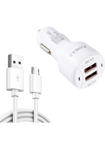 Usb C Araç Şarj Cihazı 36w Süper Mini Hızlı Usb Araç Şarj Adaptörü Pd&Qc 3.0 Çift Bağlantı Noktası İphone 13 12 11 Pro Max X Xr Xs 8 Samsung Galaxy İle Uyumlu (Yurt Dışından)