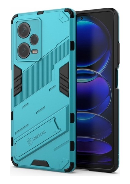 Xiaomi Redmi Note 12 Pro Plus 5g Sabit Pc+ Yumuşak Tpu Telefon Kılıfı Damla Geçirmez Kickstand Koruyucu Kapak (Yurt Dışından)