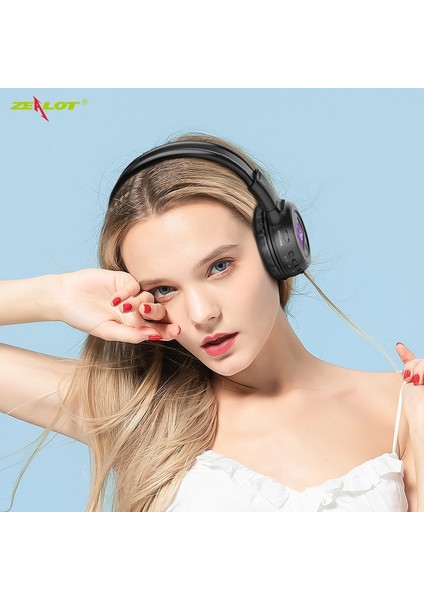 Zealot B570 Kulaklık Kulaklık LCD Ekran ile Bluetooth Kulaklık Katlanabilir Hifi Stereo Kablosuz Kulaklık Fm Radyo Tf (Yurt Dışından) modelleri