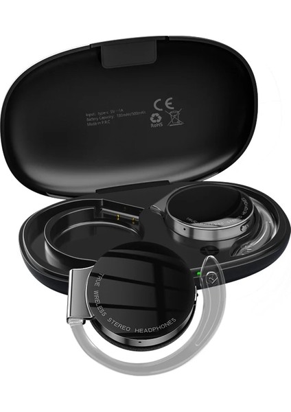 F2 Tws Bluetooth Mikrofonlu Kulaklık Spor Kulak Kancası LED Ekran Kablosuz Kulaklıklar Hifi Stereo Kulakiçi (Yurt Dışından)