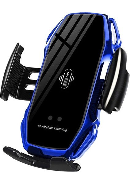 10W Araba Kablosuz Şarj Cihazı Otomatik Sıkma Araç Tutucu Telefon Tutucu iPhone Xiaomi Için Kızılötesi Indüksiyon Qı Hızlı Şarj Istasyonu (Yurt Dışından)